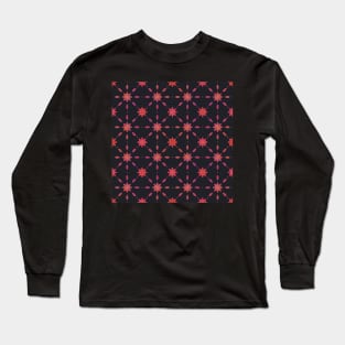 Multicolored Floral Stars Long Sleeve T-Shirt